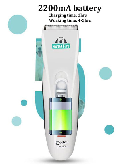 🐶🐱 Professional Pet Trimmer - CP6800 • Cordless • Easy Grooming