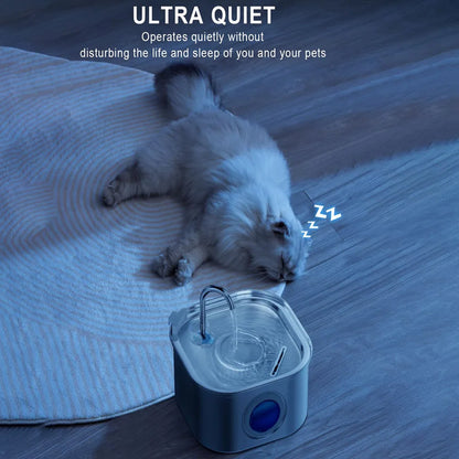 Smart Cat Water Fountain — 3.2L - Sensor • Auto Filter • Ultra Quiet