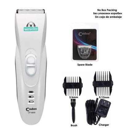 🐶🐱 Professional Pet Trimmer - CP6800 • Cordless • Easy Grooming