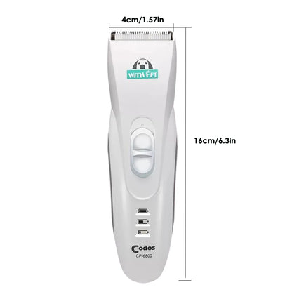 🐶🐱 Professional Pet Trimmer - CP6800 • Cordless • Easy Grooming