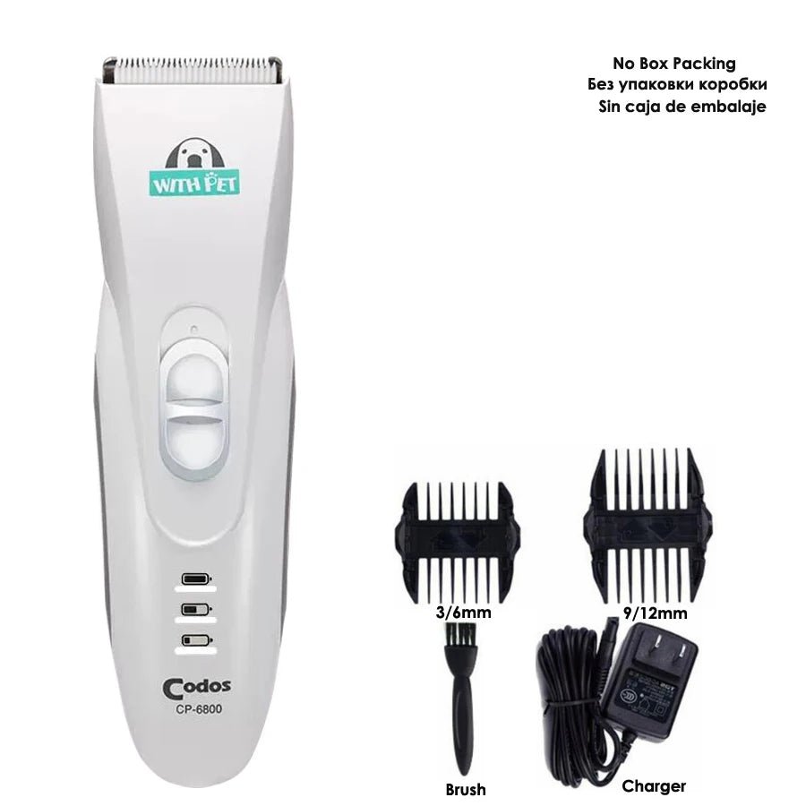 🐶🐱 Professional Pet Trimmer - CP6800 • Cordless • Easy Grooming