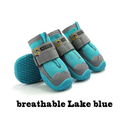 Dog boots — breathable lake blue