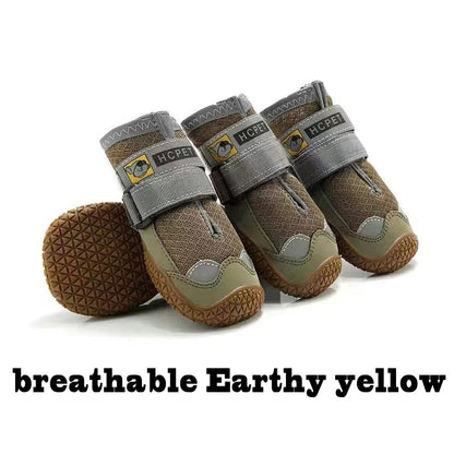Dog boots — breathable yellow