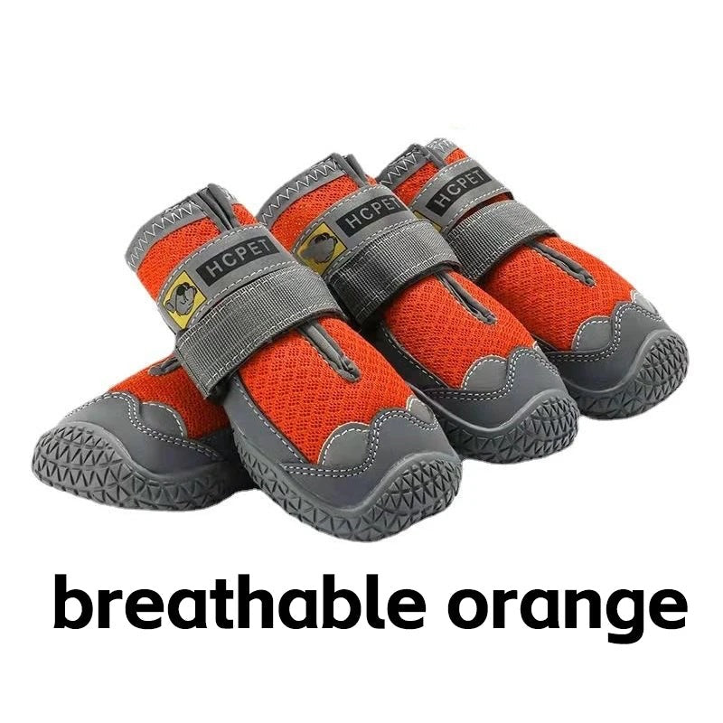 Dog boots — breathable orange